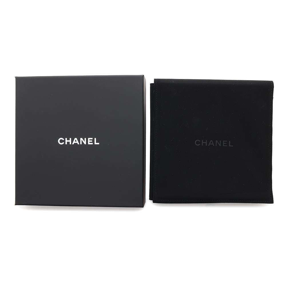 CHANEL CHANEL logo double heart choker necklaceABB646 Metal strass