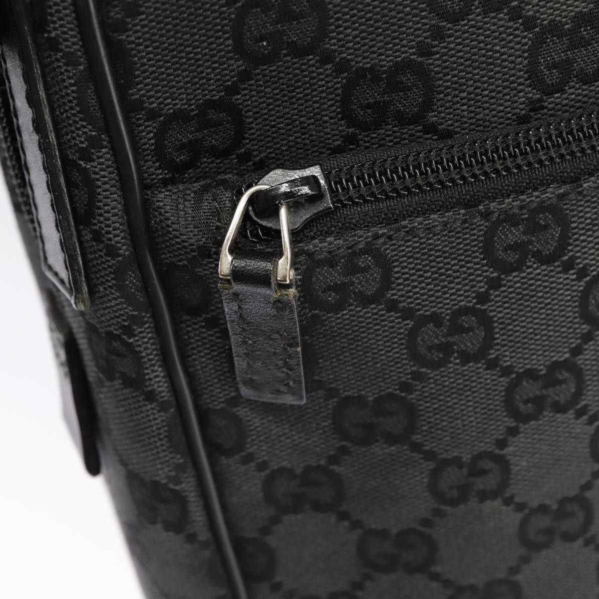 GUCCI GG Canvas Shoulder Bag Black 018 1612 101223