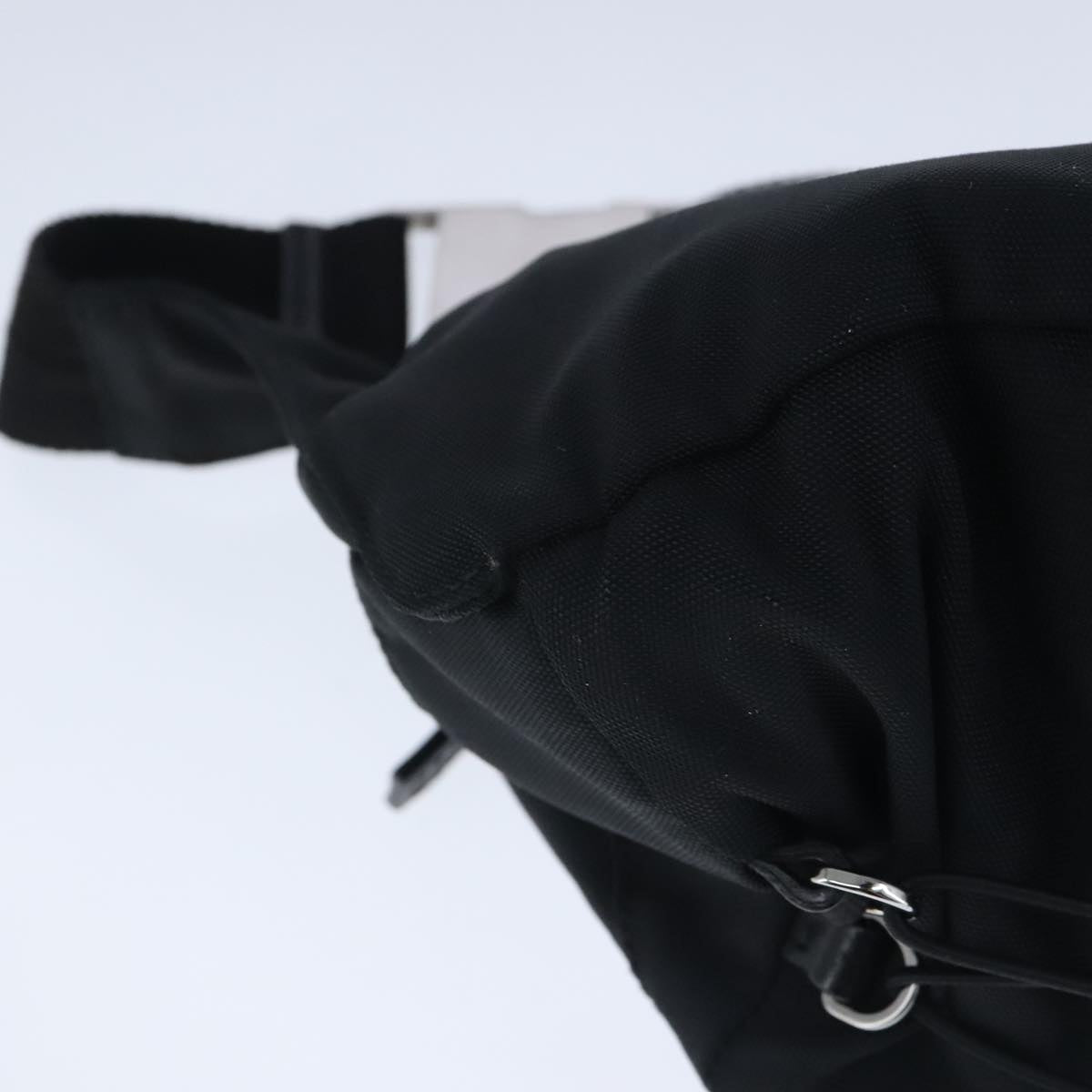 GUCCI Waist bag Nylon Black Silver 122350 101237