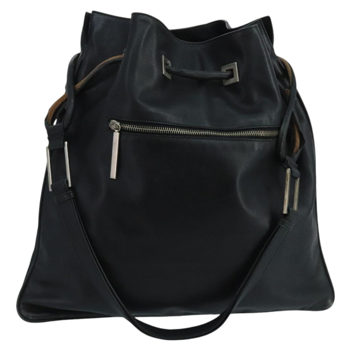 GUCCI Shoulder Bag Leather Black 001 4012 101283
