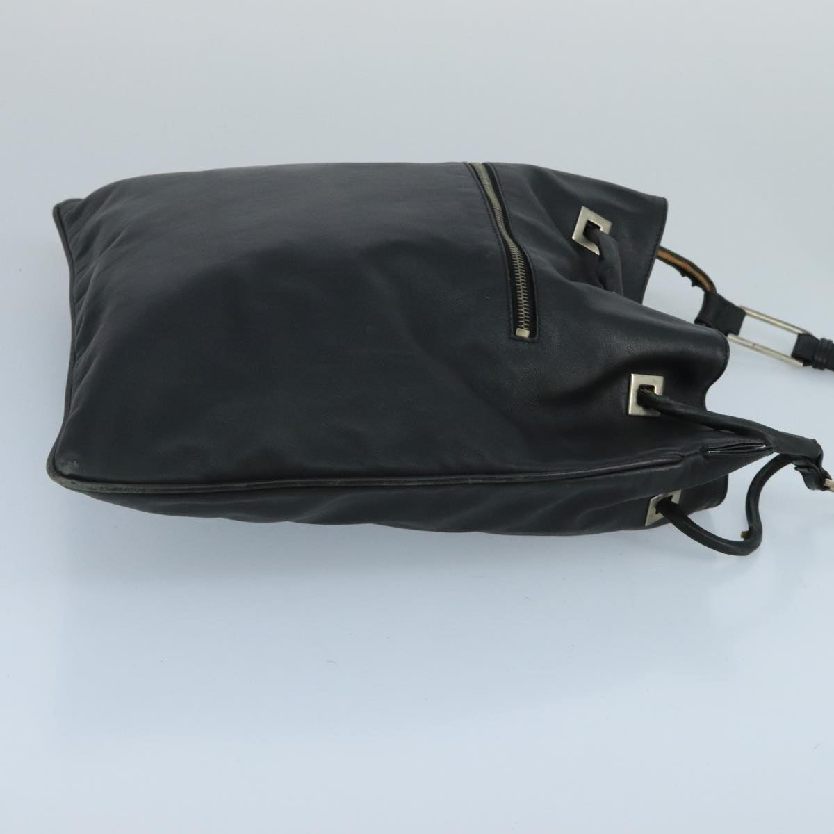 GUCCI Shoulder Bag Leather Black 001 4012 101283