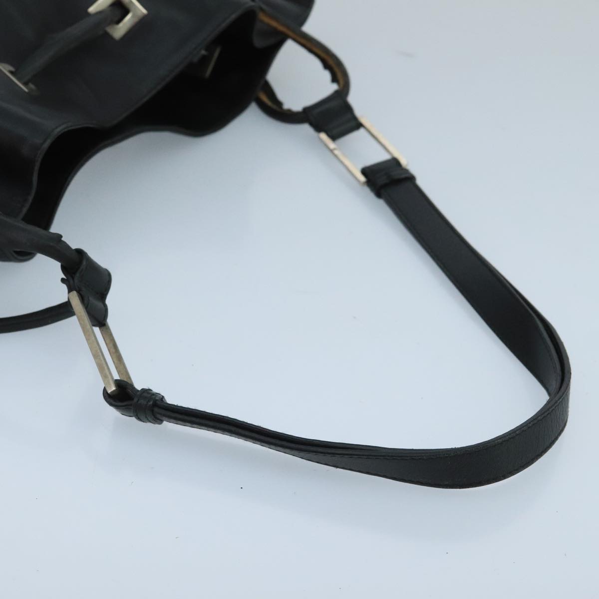 GUCCI Shoulder Bag Leather Black 001 4012 101283