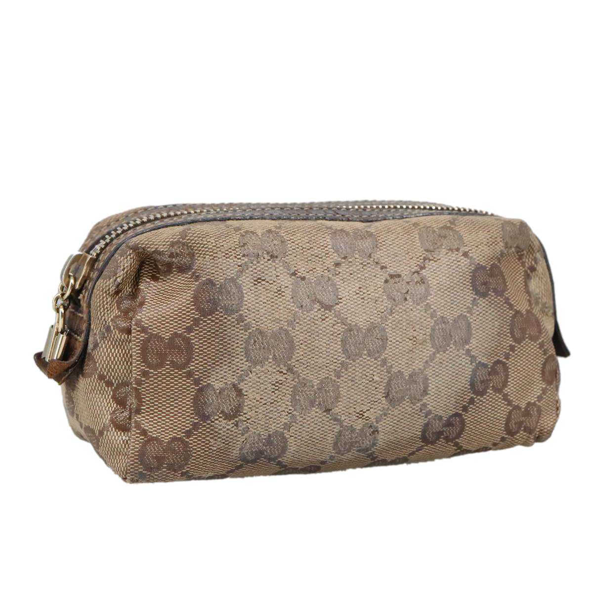 GUCCI GG Crystal Pouch Beige 115249 101306