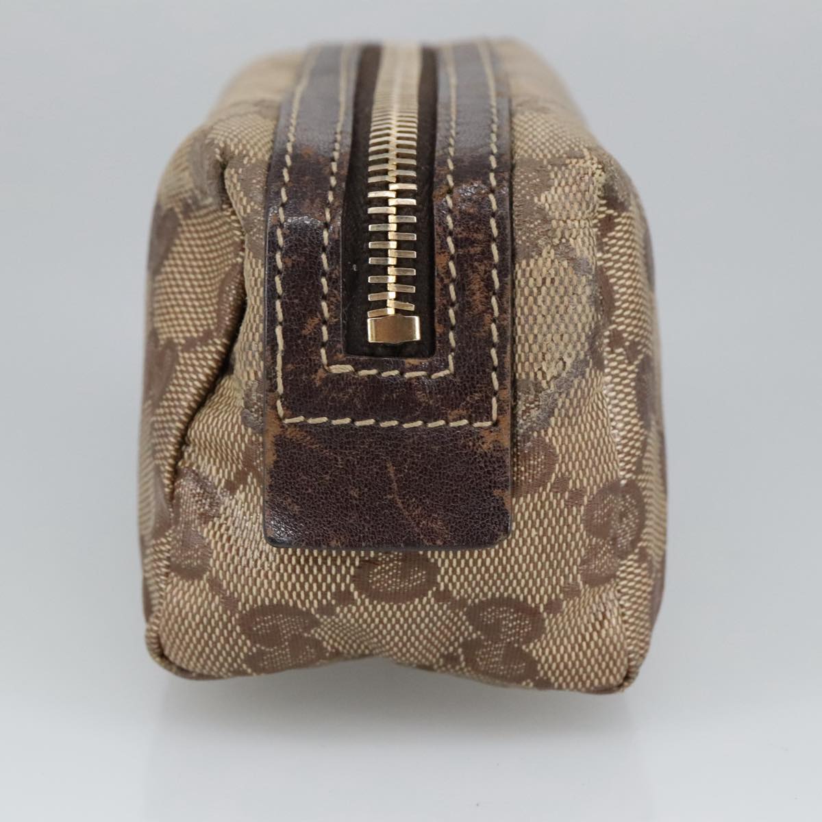 GUCCI GG Crystal Pouch Beige 115249 101306