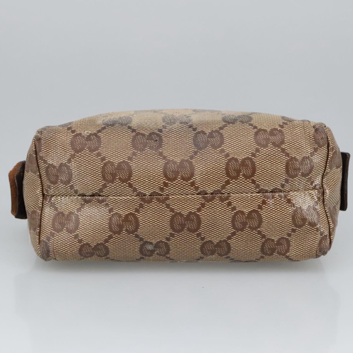 GUCCI GG Crystal Pouch Beige 115249 101306