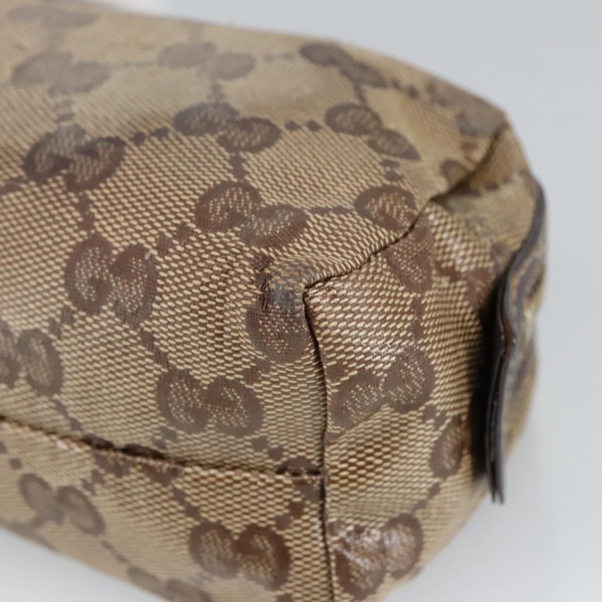 GUCCI GG Crystal Pouch Beige 115249 101306