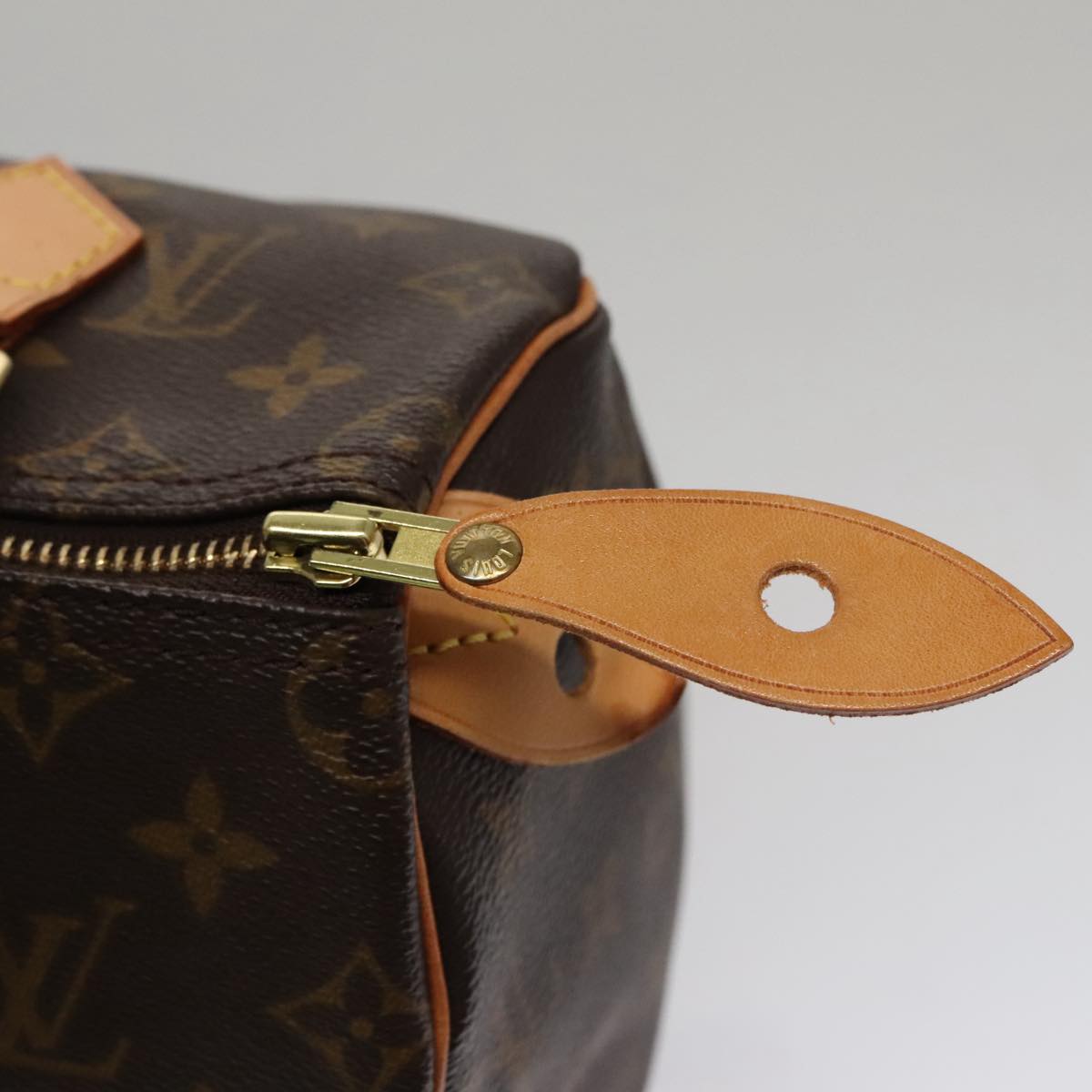 LOUIS VUITTON Monogram Speedy 25 Hand Bag M41528 LV 101348