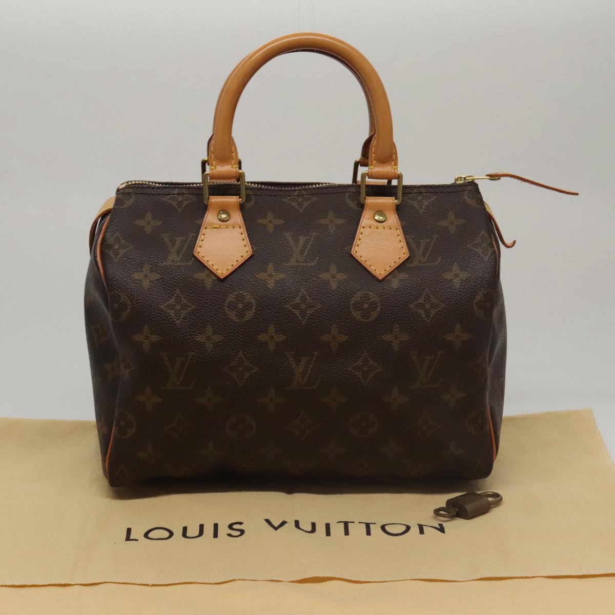 LOUIS VUITTON Monogram Speedy 25 Hand Bag M41528 LV 101348