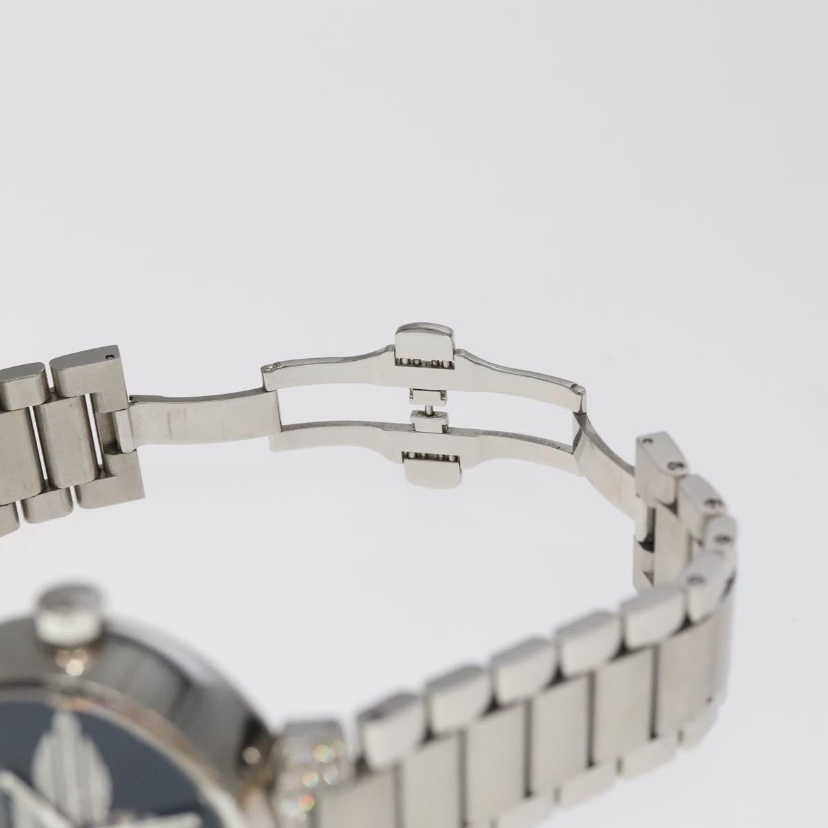 LOUIS VUITTON Tambour Forever Q121F Diamond Lug Pave Diamond Gray Watches Q121F 101376S