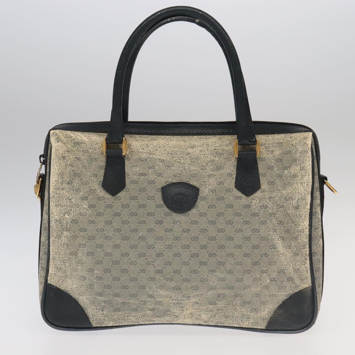 GUCCI GG Supreme Sherry Line Shoulder Bag PVC 5Set Beige Red 101558