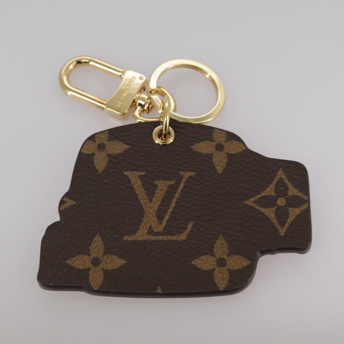 LOUIS VUITTON Monogram Porte Cles Epivivienne Key Ring Pink M68653 101583