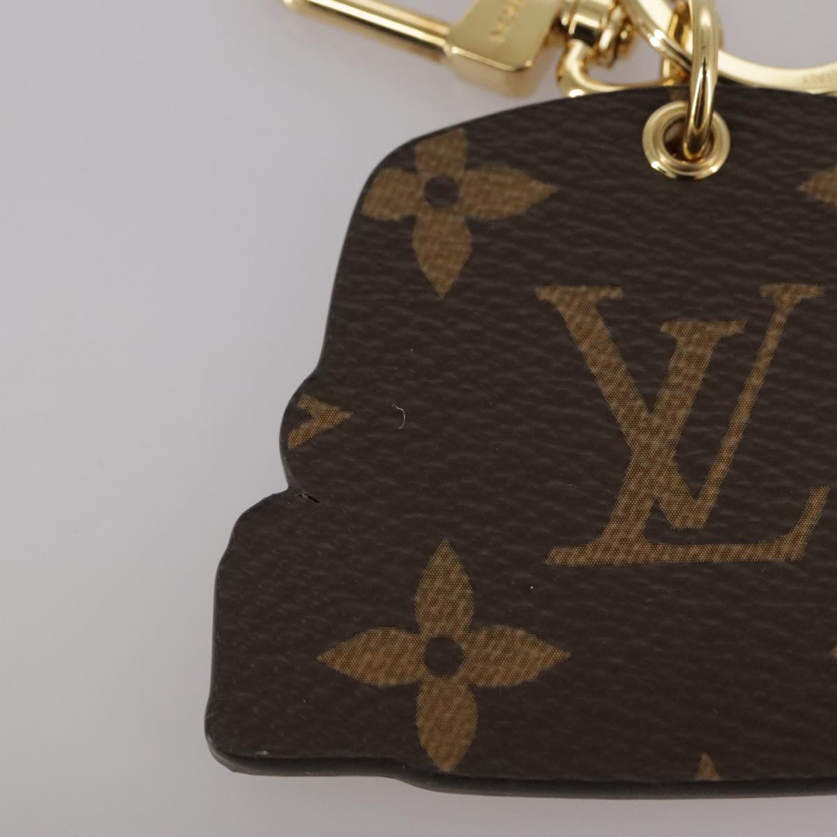 LOUIS VUITTON Monogram Porte Cles Epivivienne Key Ring Pink M68653 101583