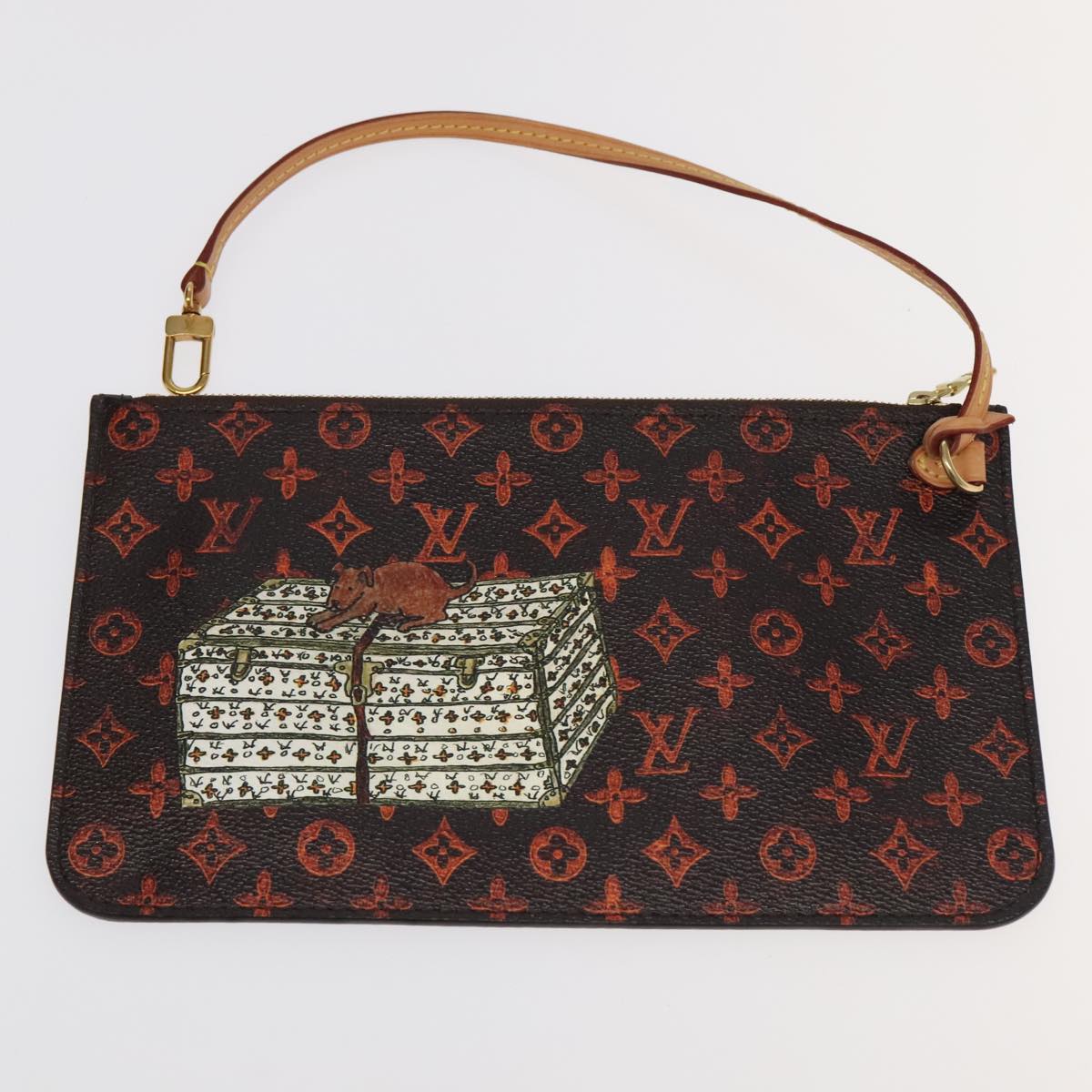 LOUIS VUITTON Catgram Neverfull MM Tote Bag M44441 LV 101672SA