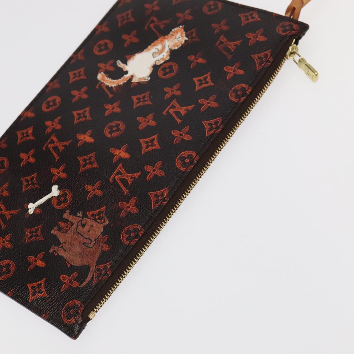 LOUIS VUITTON Catgram Neverfull MM Tote Bag M44441 LV 101672SA