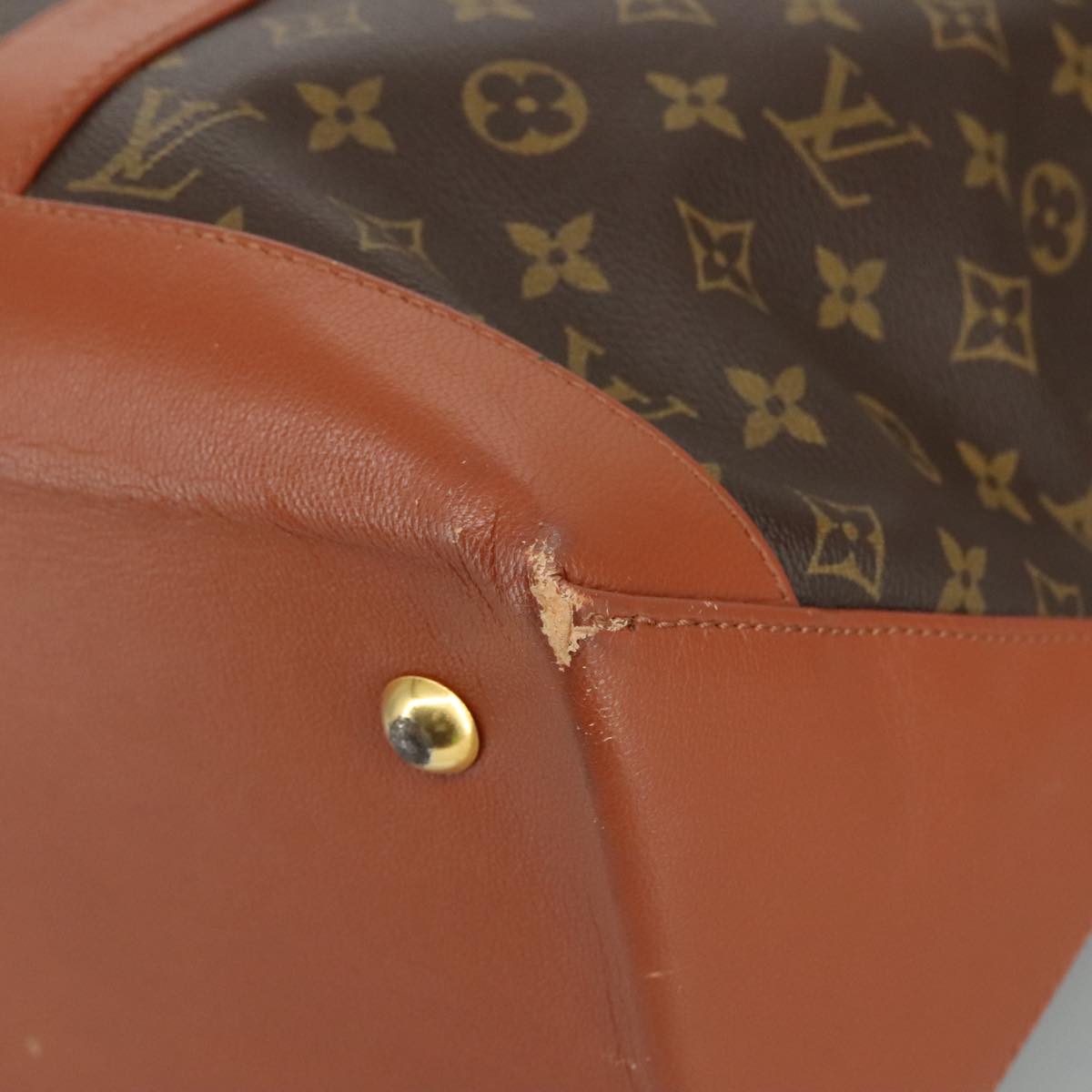 LOUIS VUITTON Monogram Sac Weekend GM Tote Bag M42420 LV 101681