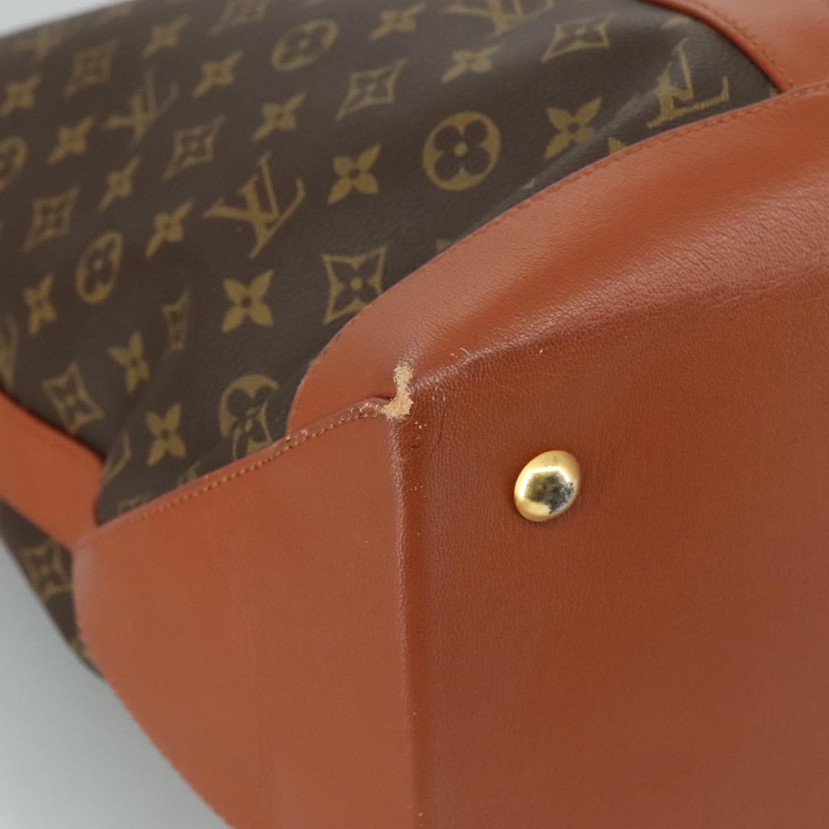 LOUIS VUITTON Monogram Sac Weekend GM Tote Bag M42420 LV 101681