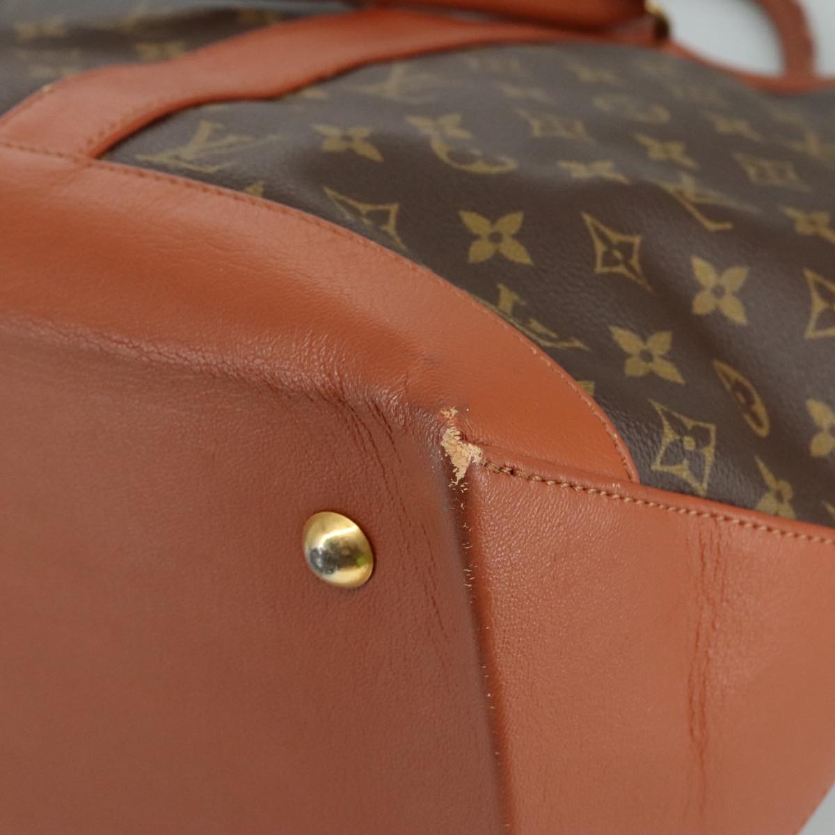 LOUIS VUITTON Monogram Sac Weekend GM Tote Bag M42420 LV 101681