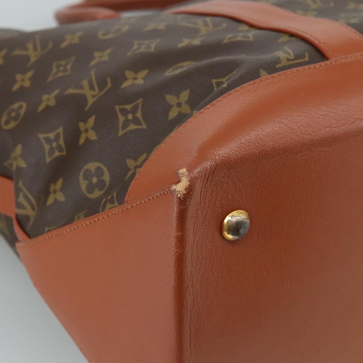 LOUIS VUITTON Monogram Sac Weekend GM Tote Bag M42420 LV 101681