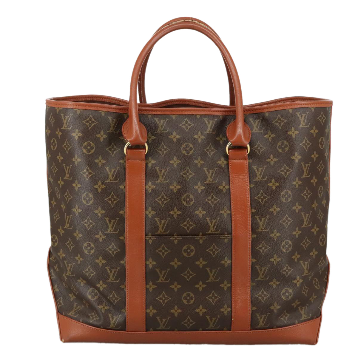 LOUIS VUITTON Monogram Sac Weekend GM Tote Bag M42420 LV 101681