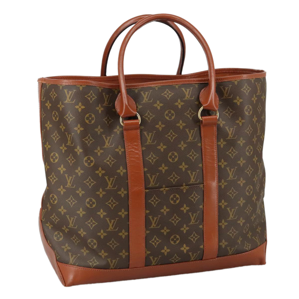 LOUIS VUITTON Monogram Sac Weekend GM Tote Bag M42420 LV 101682