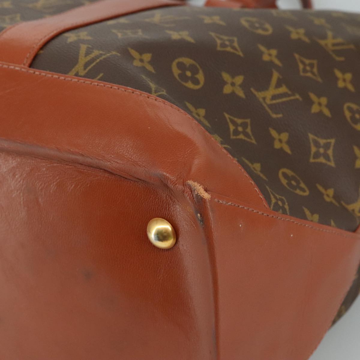 LOUIS VUITTON Monogram Sac Weekend GM Tote Bag M42420 LV 101682