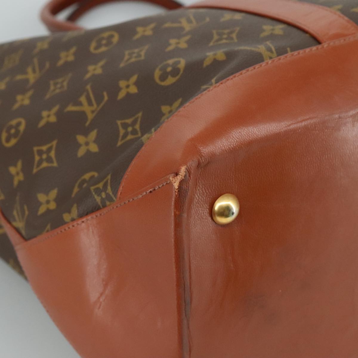 LOUIS VUITTON Monogram Sac Weekend GM Tote Bag M42420 LV 101682