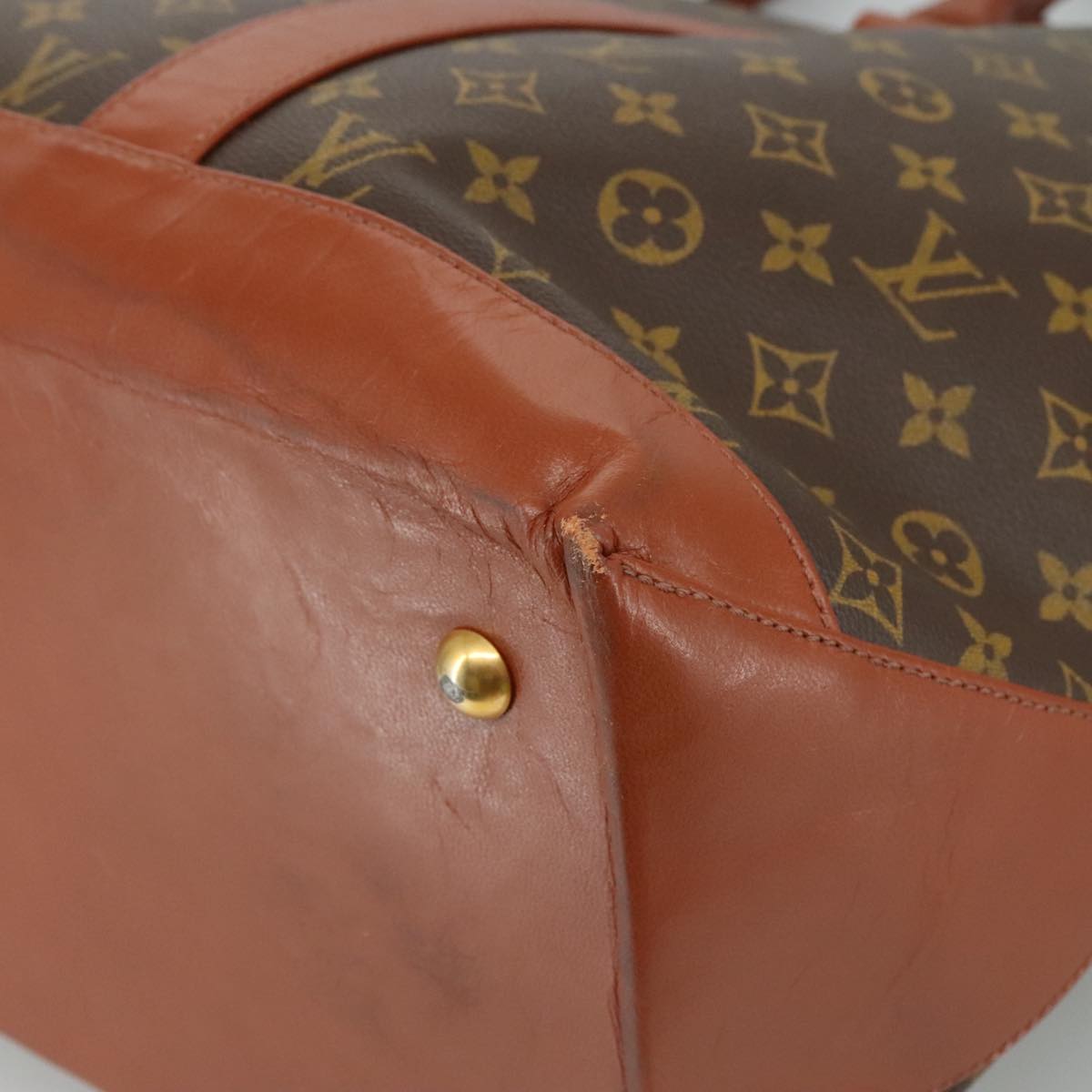 LOUIS VUITTON Monogram Sac Weekend GM Tote Bag M42420 LV 101682