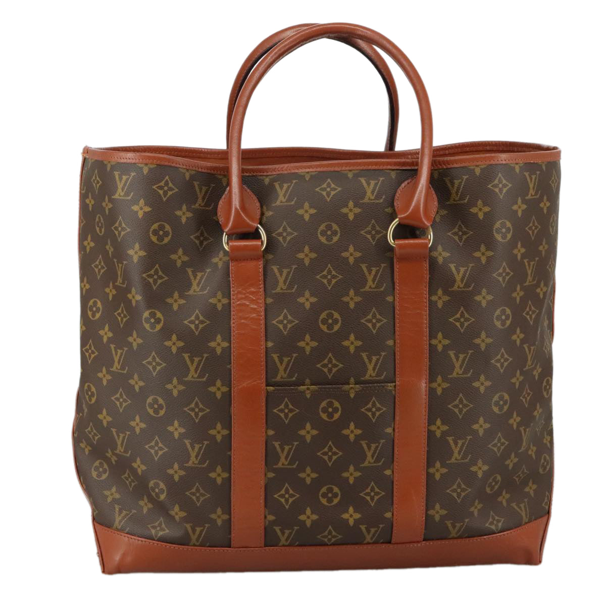 LOUIS VUITTON Monogram Sac Weekend GM Tote Bag M42420 LV 101682