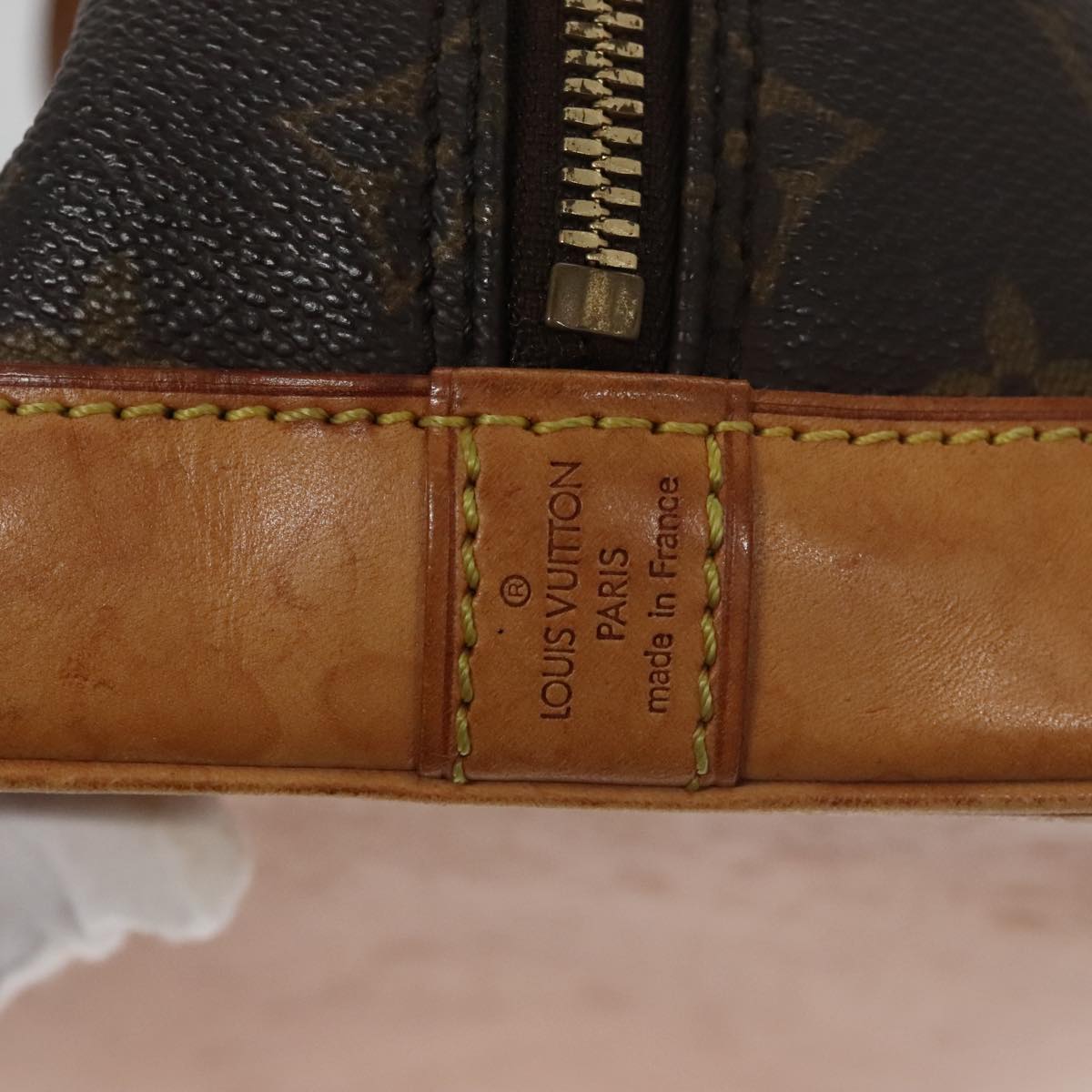 LOUIS VUITTON Monogram Alma Hand Bag M51130 LV 101688