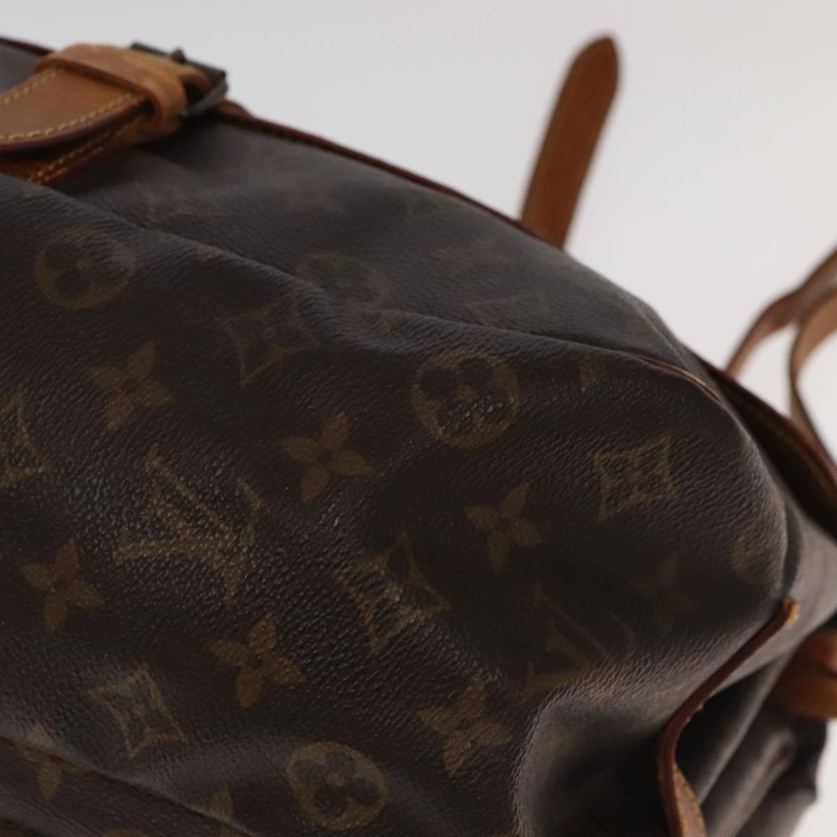 LOUIS VUITTON Monogram Saumur 35 Shoulder Bag M42254 LV 101695