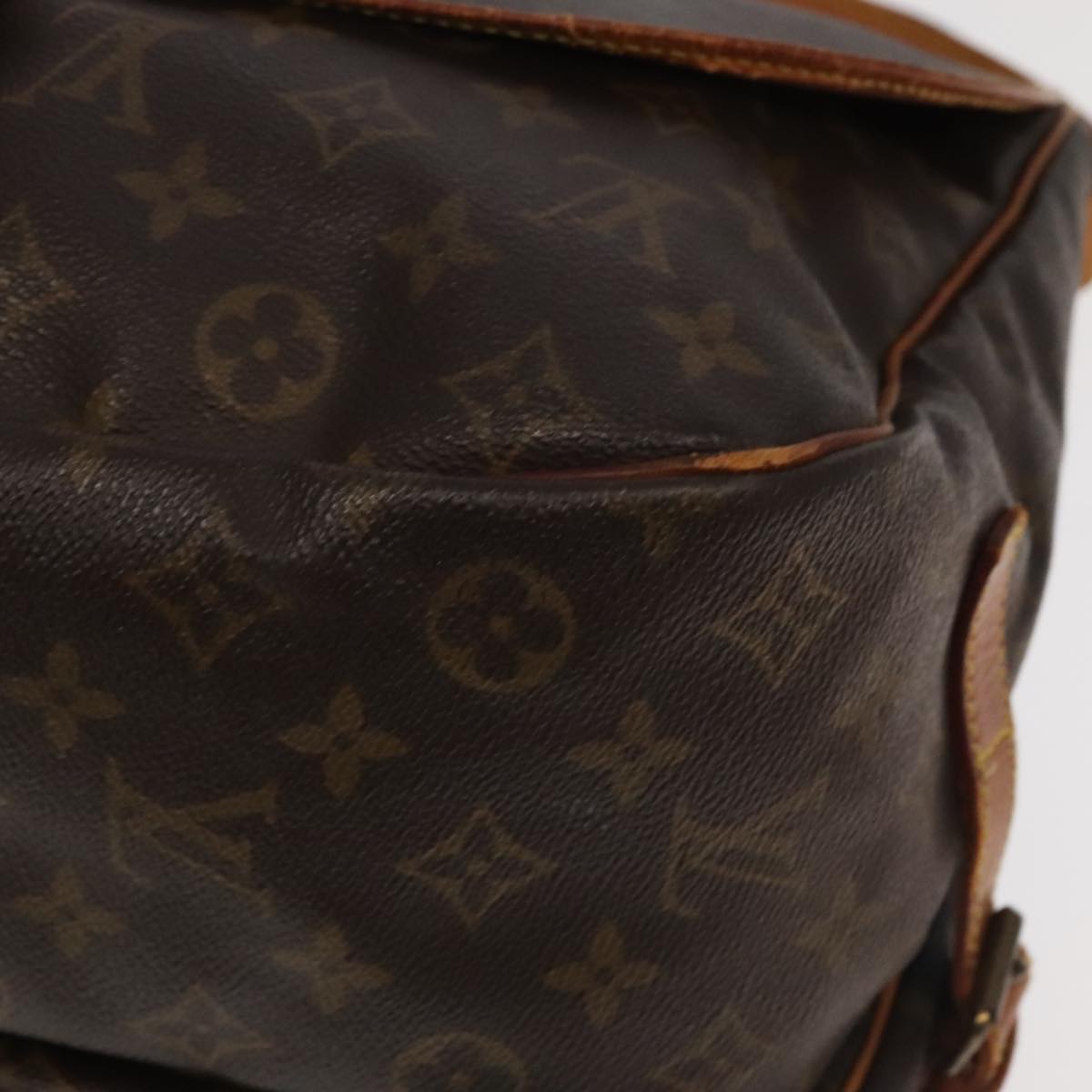 LOUIS VUITTON Monogram Saumur 35 Shoulder Bag M42254 LV 101695
