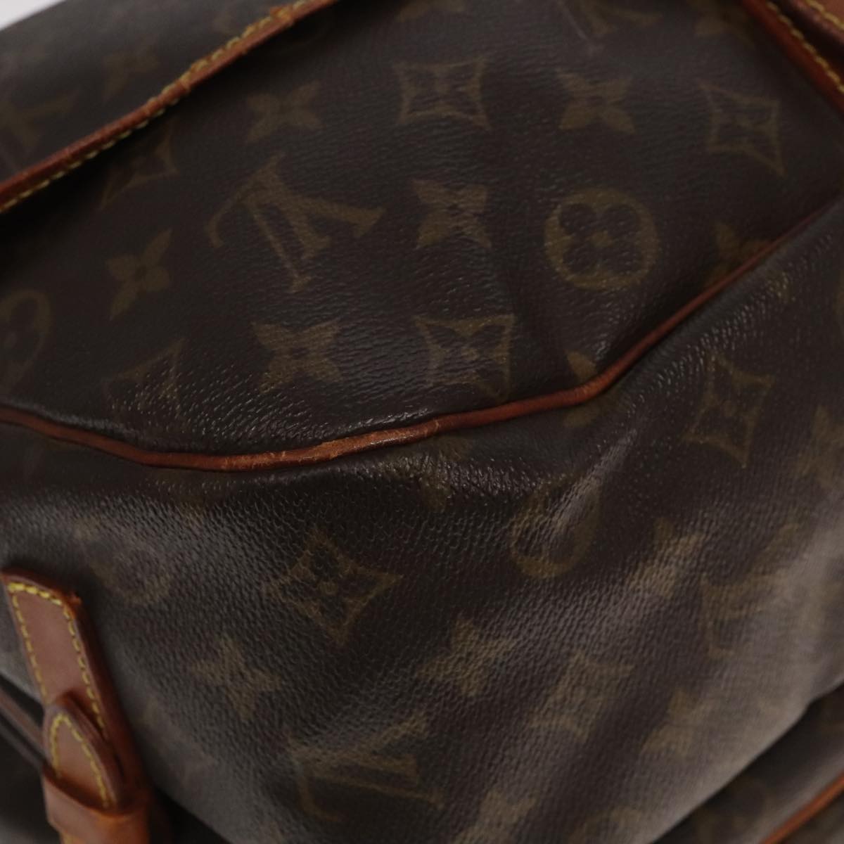 LOUIS VUITTON Monogram Saumur 35 Shoulder Bag M42254 LV 101695