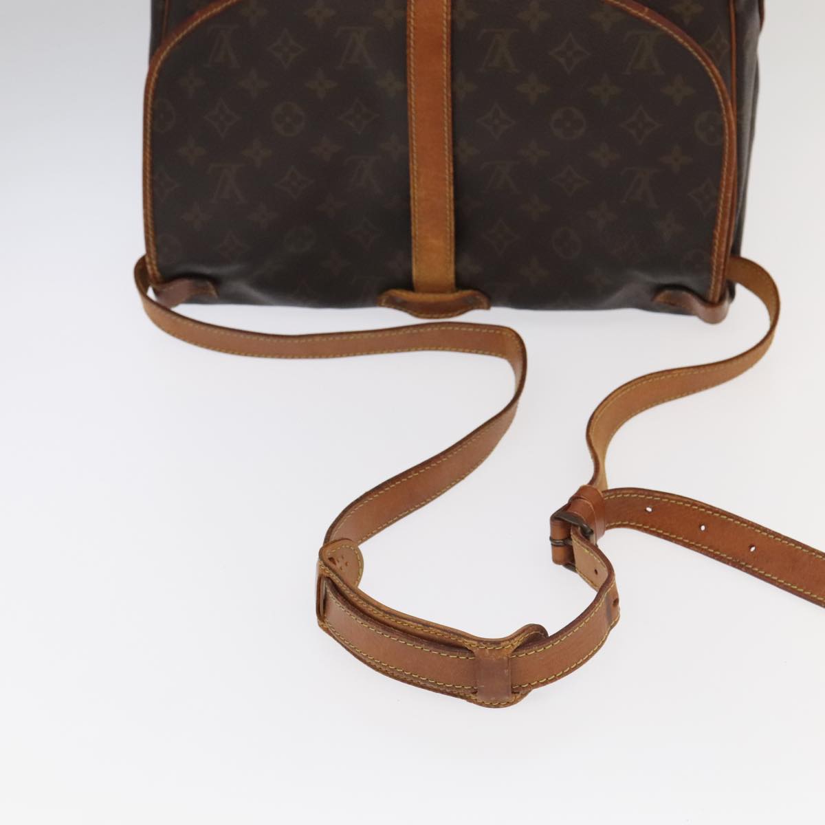 LOUIS VUITTON Monogram Saumur 35 Shoulder Bag M42254 LV 101695