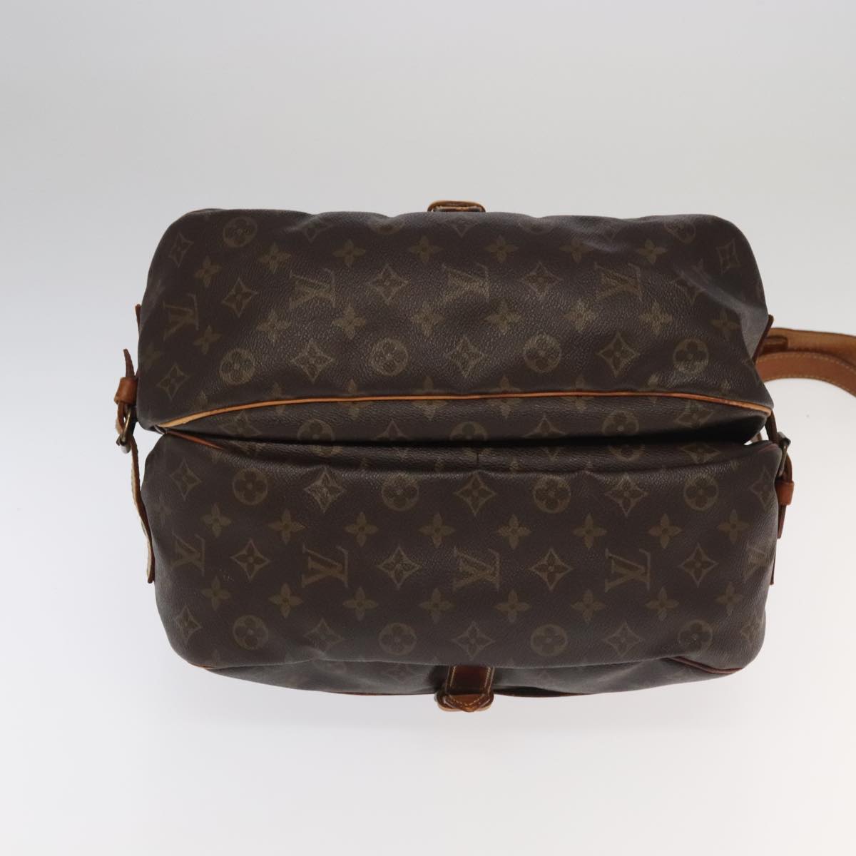 LOUIS VUITTON Monogram Saumur 35 Shoulder Bag M42254 LV 101695