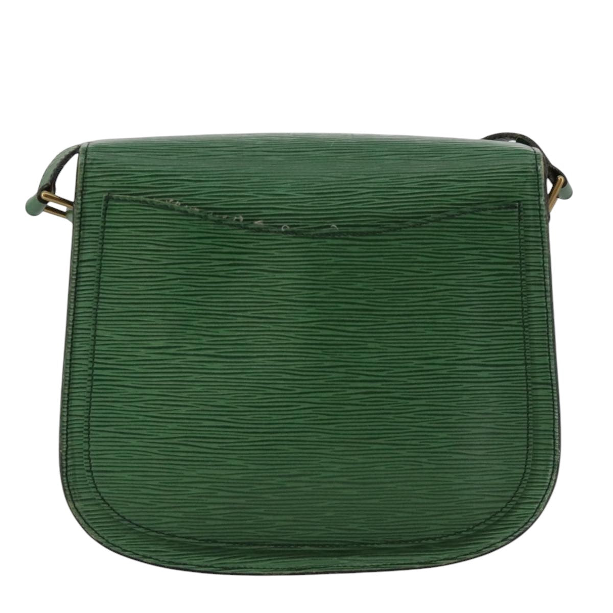 LOUIS VUITTON Epi Saint Cloud GM Shoulder Bag Green M52194 LV 101706