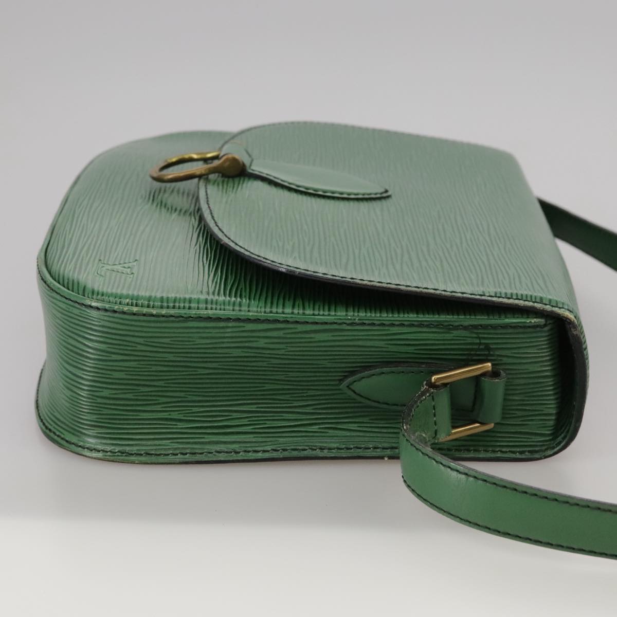 LOUIS VUITTON Epi Saint Cloud GM Shoulder Bag Green M52194 LV 101706