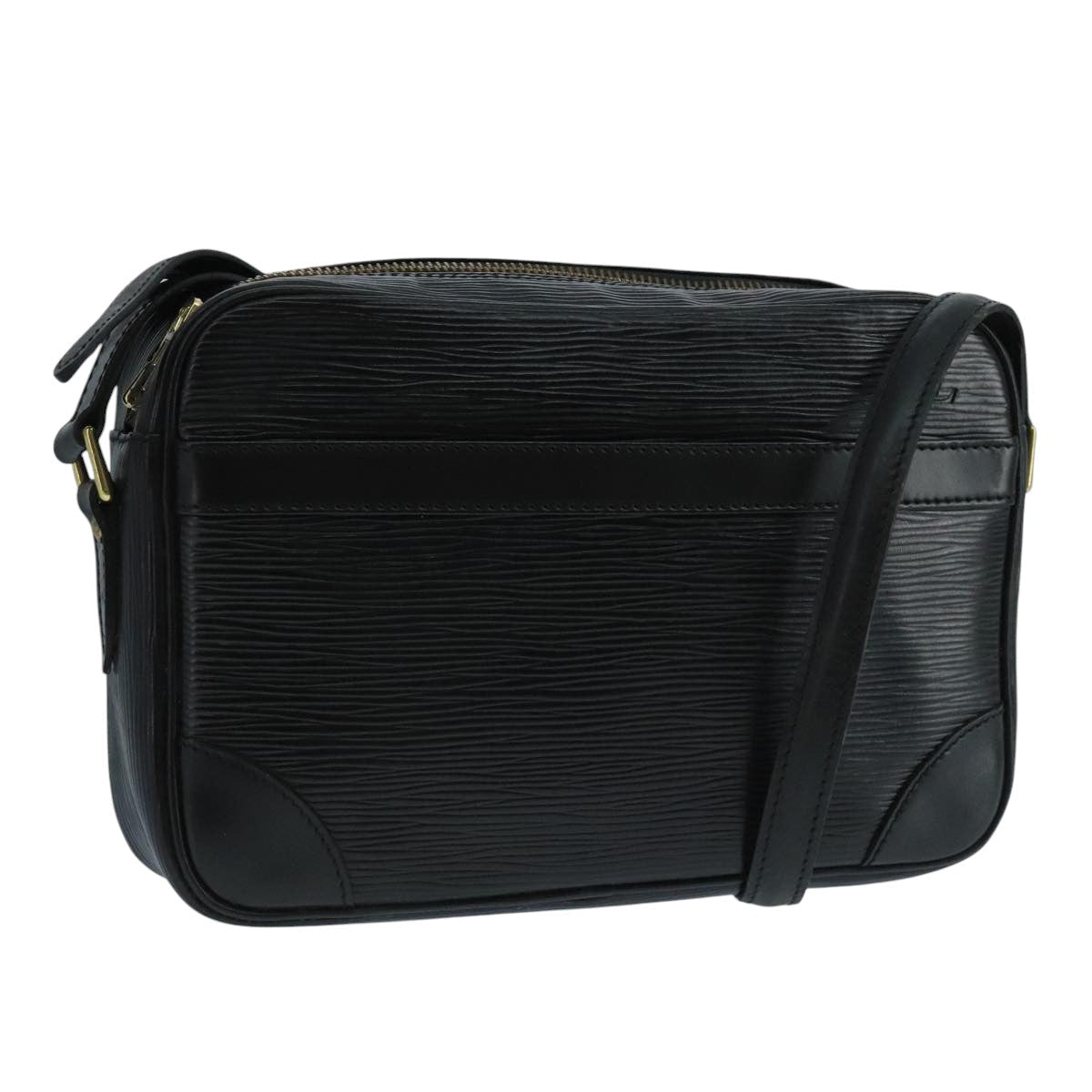 LOUIS VUITTON Epi Trocadero 23 Shoulder Bag Black M52302 LV 101714