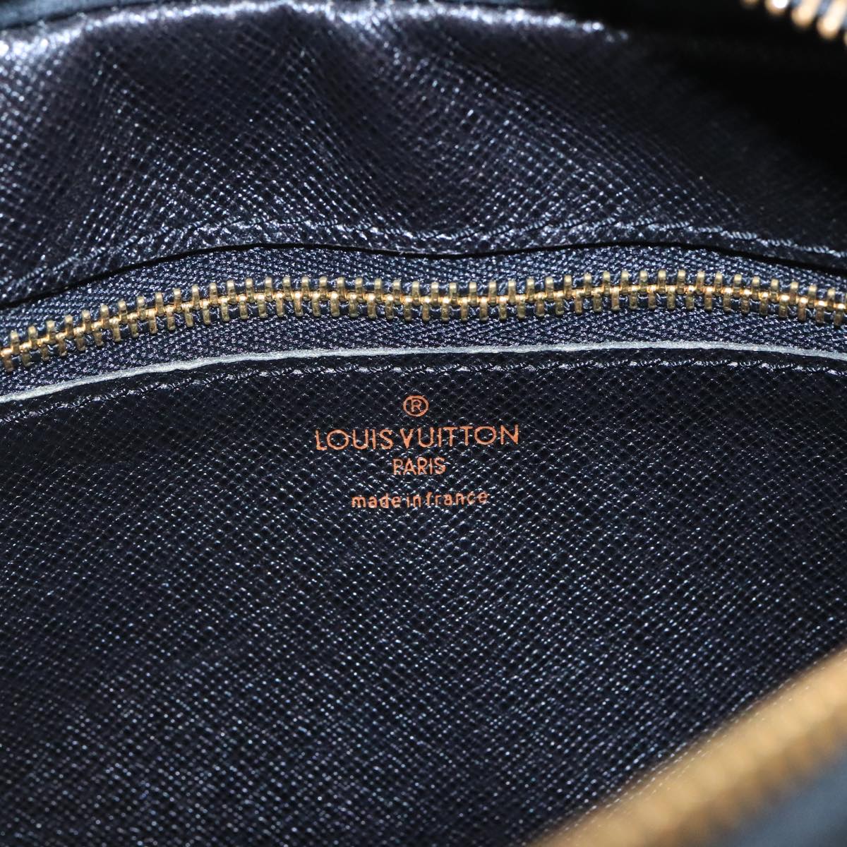 LOUIS VUITTON Epi Trocadero 23 Shoulder Bag Black M52302 LV 101714