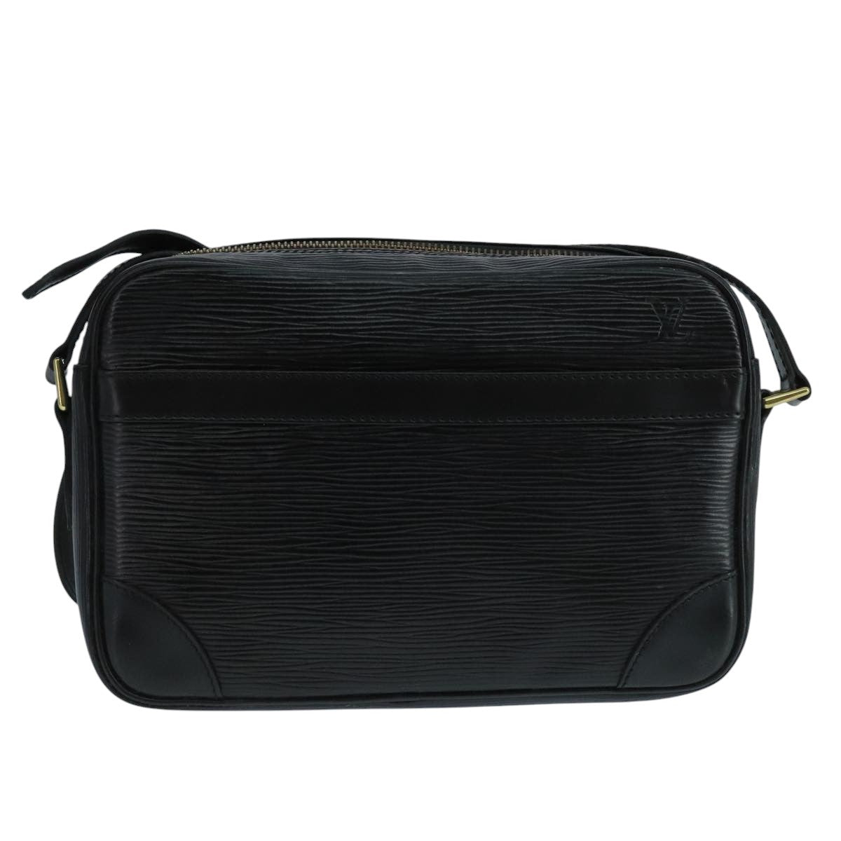 LOUIS VUITTON Epi Trocadero 23 Shoulder Bag Black M52302 LV 101714