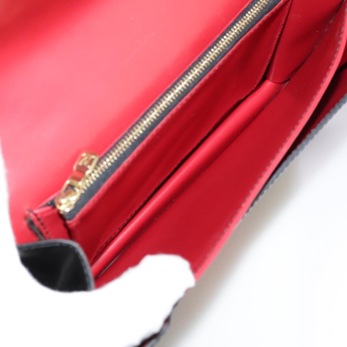LOUIS VUITTON Epi Osh Shoulder Bag Black Red M52444 LV 101738