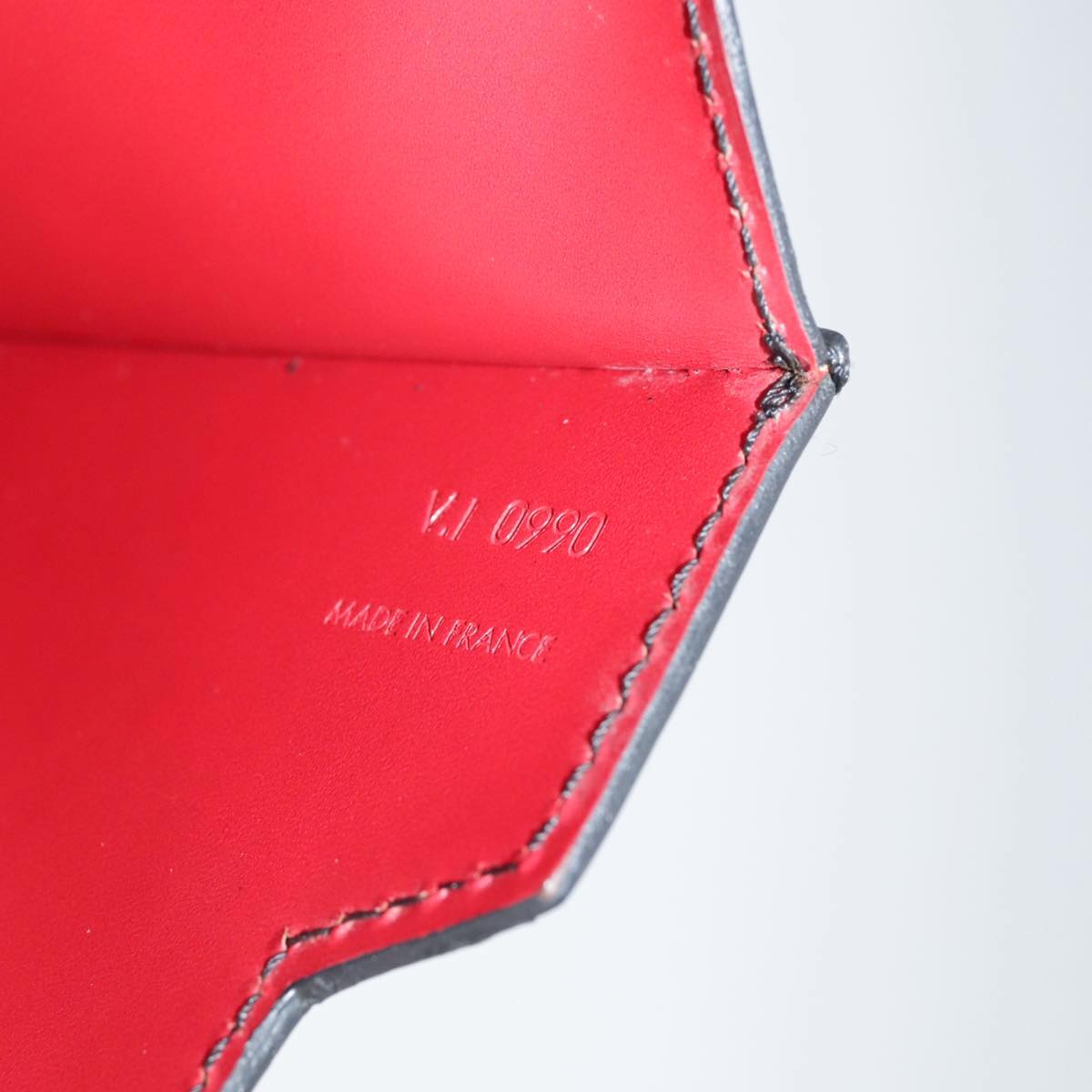 LOUIS VUITTON Epi Osh Shoulder Bag Black Red M52444 LV 101738