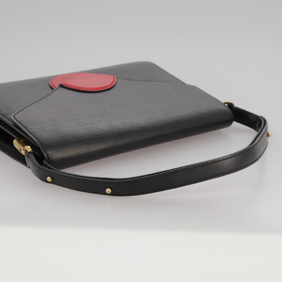 LOUIS VUITTON Epi Osh Shoulder Bag Black Red M52444 LV 101738