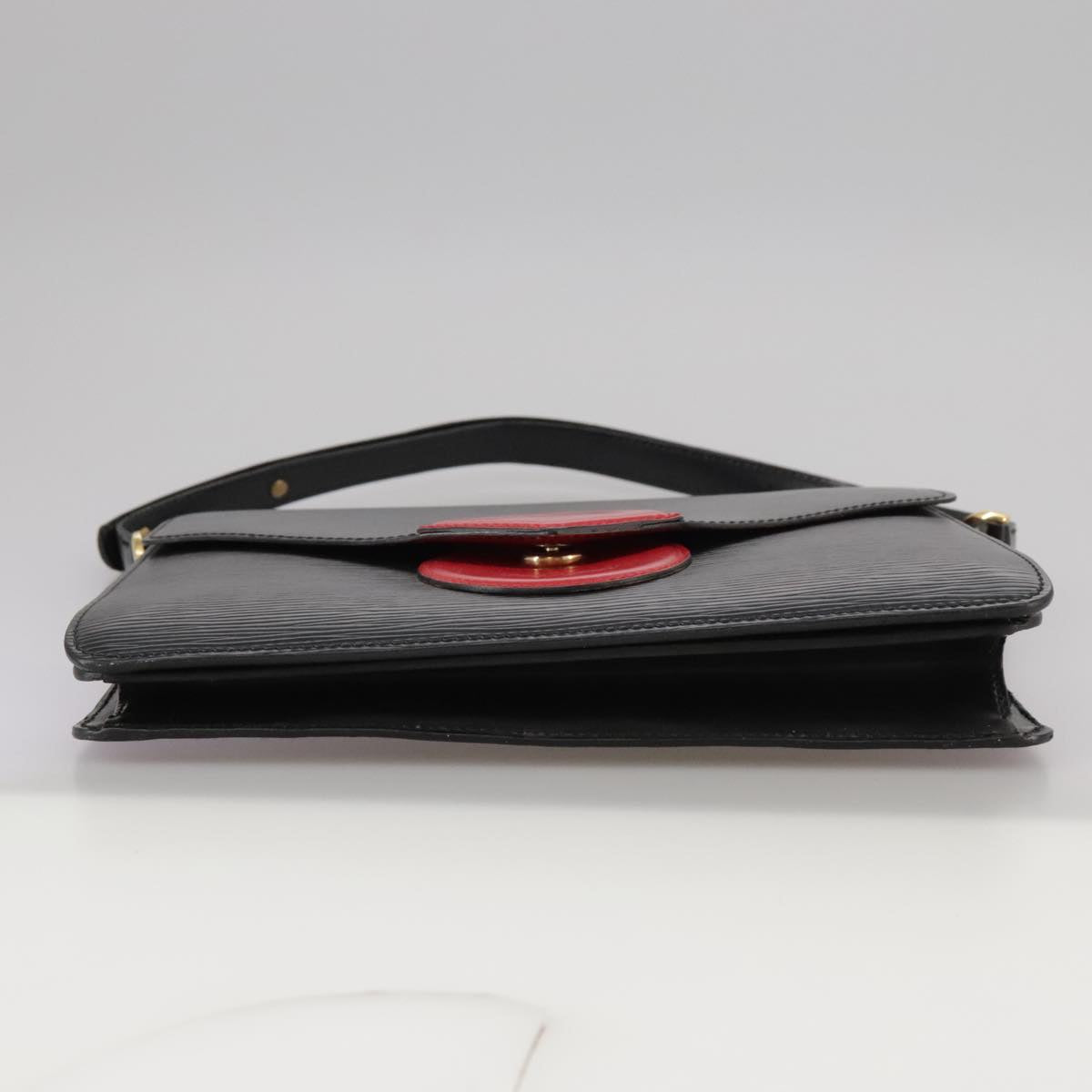 LOUIS VUITTON Epi Osh Shoulder Bag Black Red M52444 LV 101738