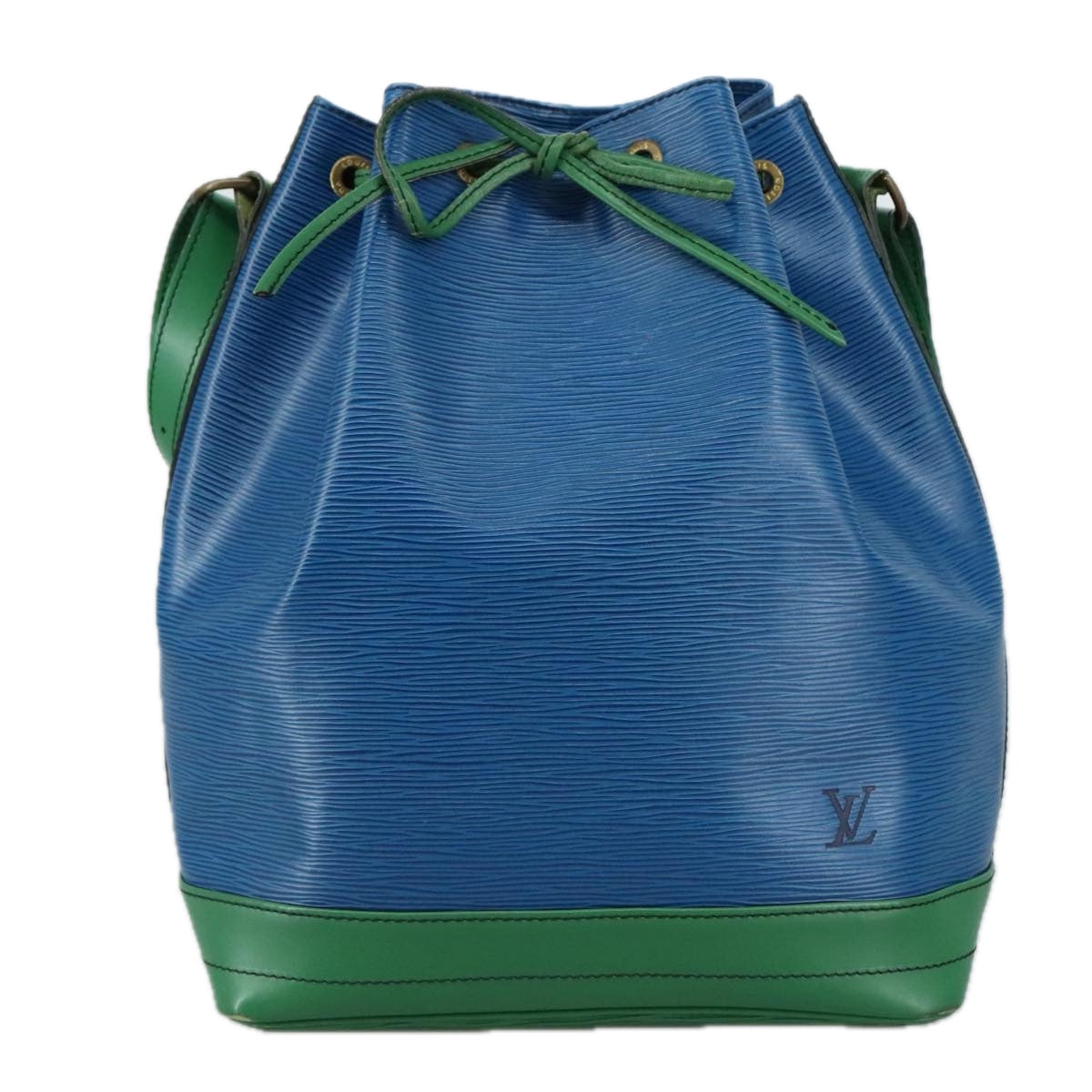 LOUIS VUITTON Epi Noe Shoulder Bag Bicolor Green Blue M44044 LV 101746