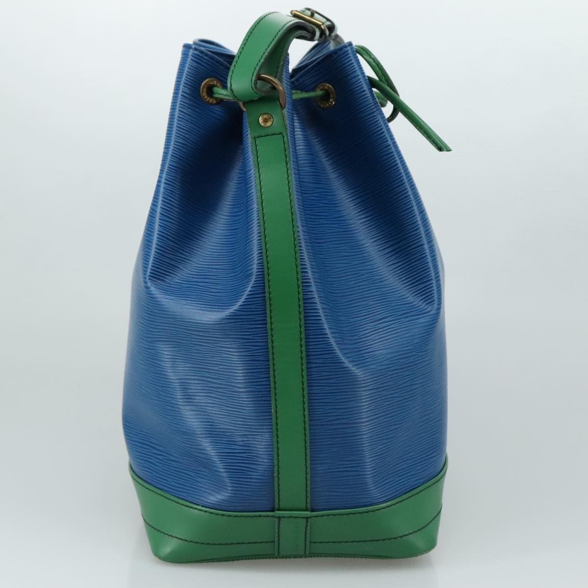 LOUIS VUITTON Epi Noe Shoulder Bag Bicolor Green Blue M44044 LV 101746