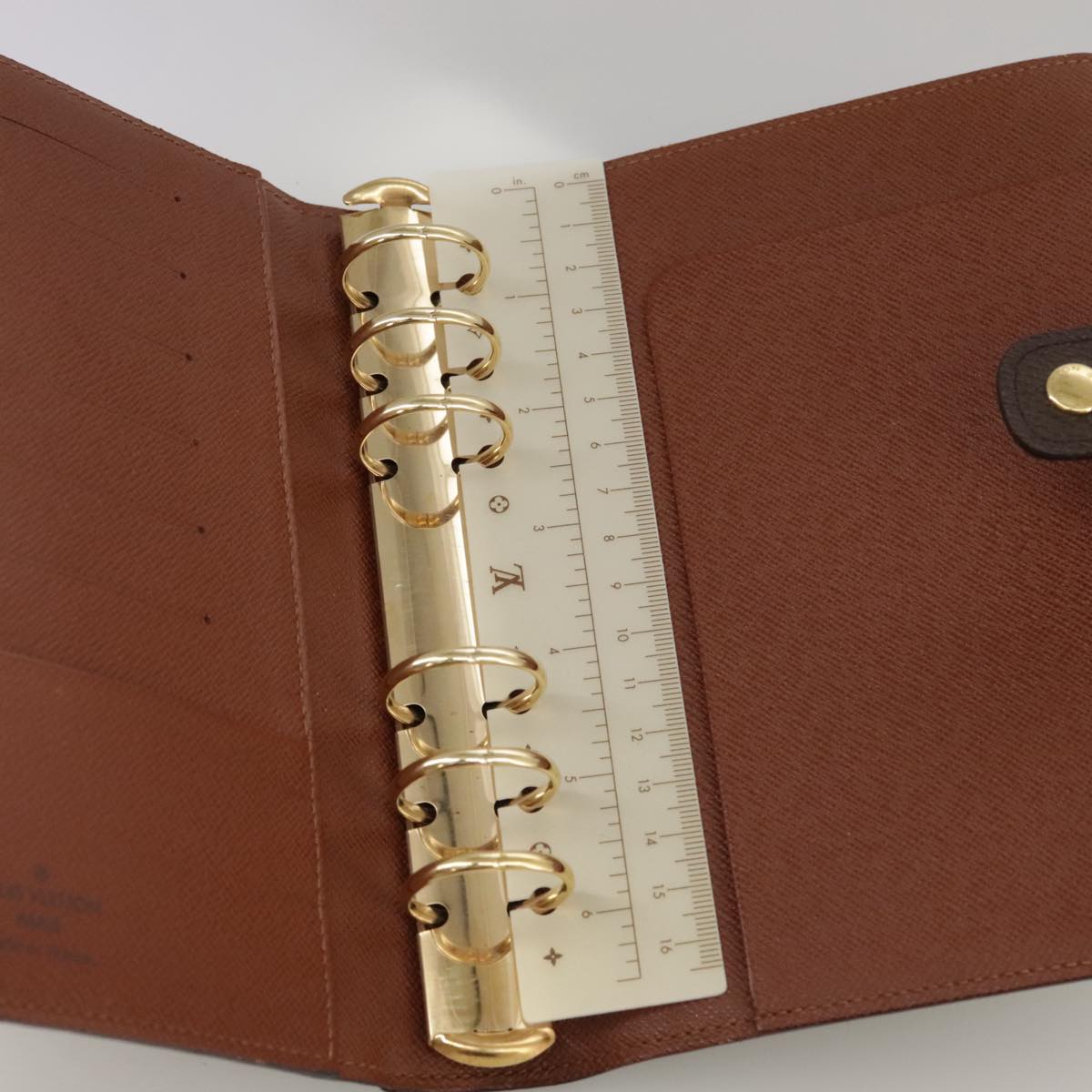 LOUIS VUITTON Monogram Agenda MM Day Planner Cover R20105 LV 101846