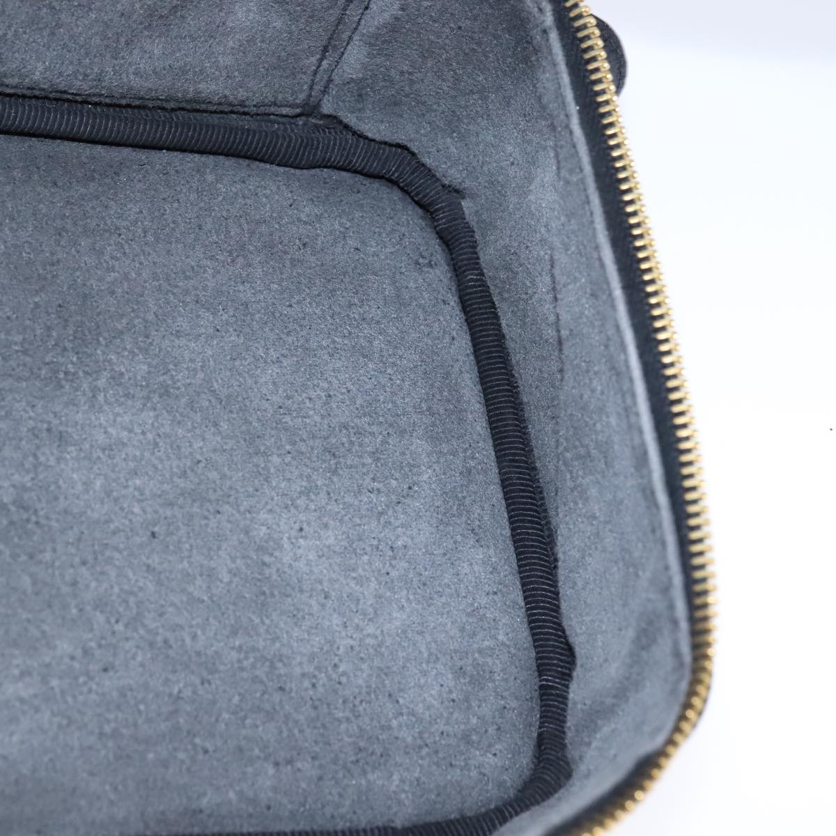 CHANEL Vanity Hand Bag Caviar Skin Black CC 101921