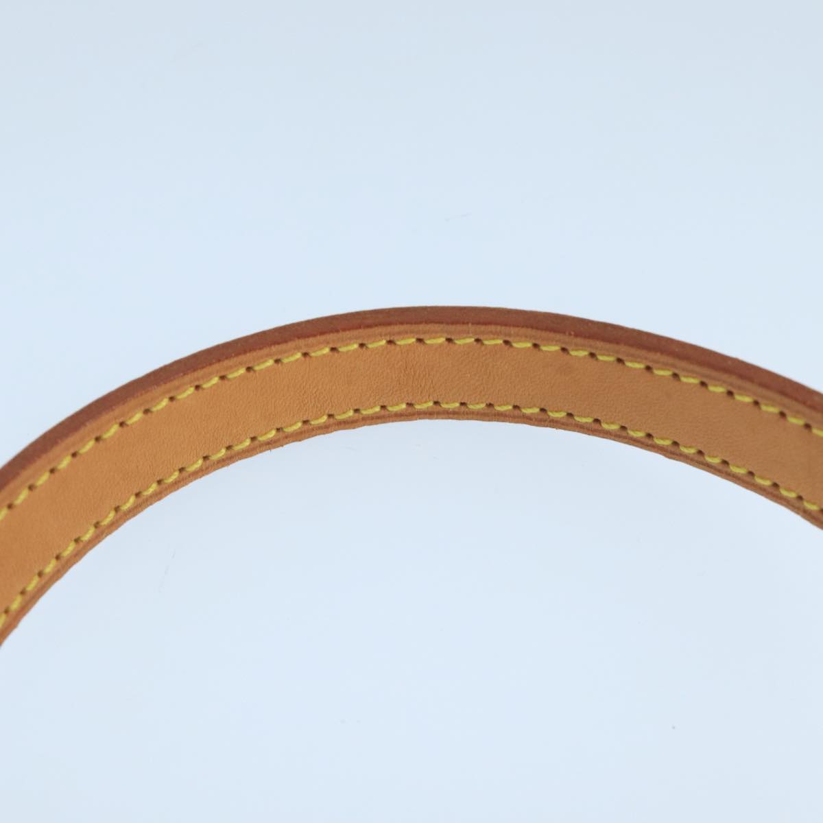 LOUIS VUITTON Shoulder Strap Leather 43.7"" Beige LV 101987