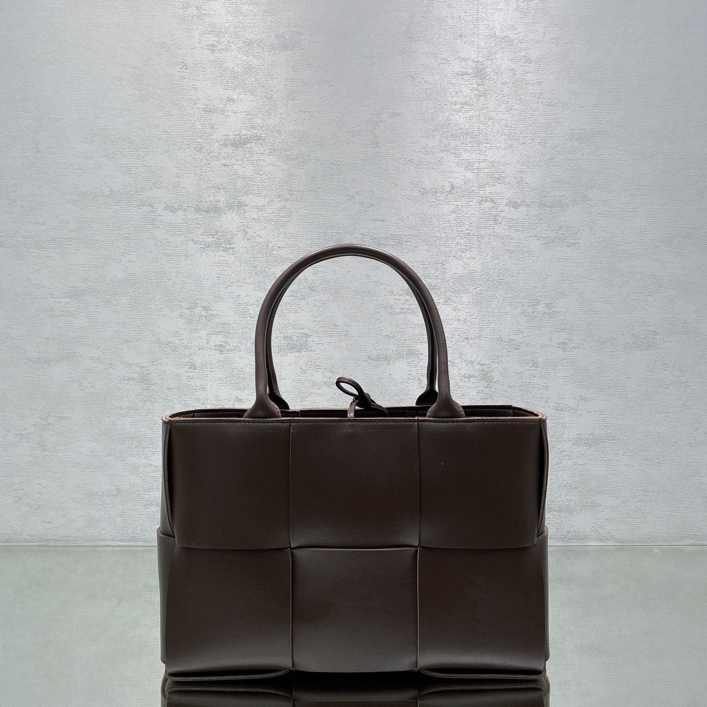 GLAMI Small Arco Tote Bag Dark Brown, For Women, Bags 14.2in/36cm