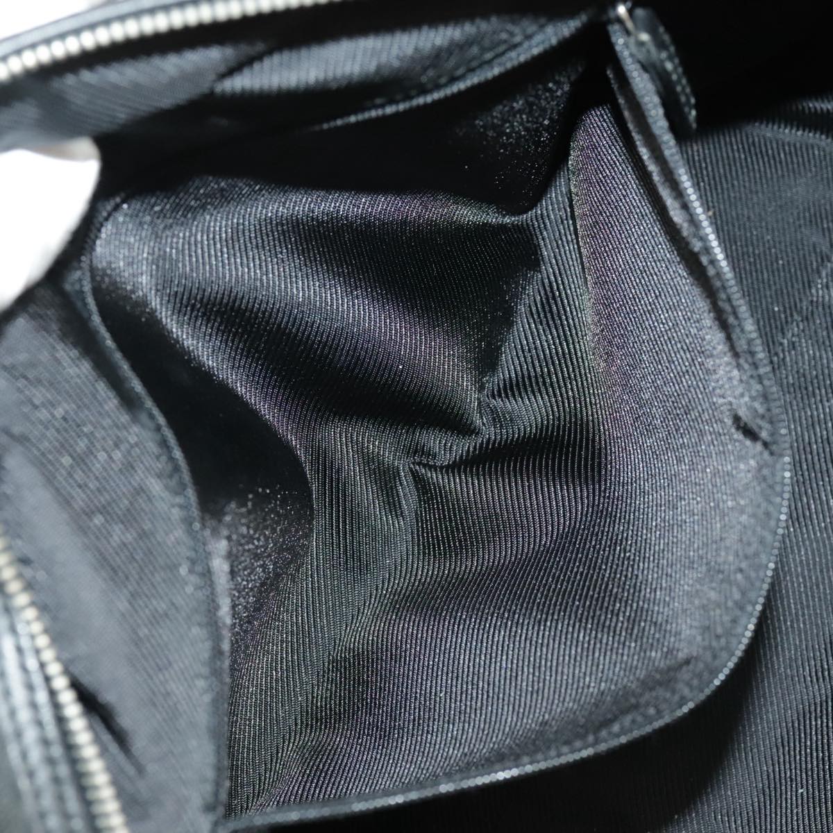 GUCCI GG Canvas Hand Bag Black Silver 002 1115 102070